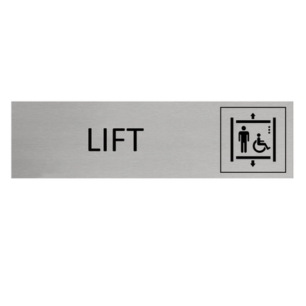 Türschild Lift
