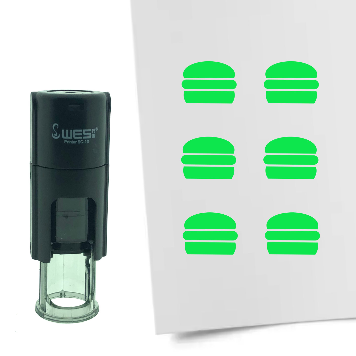 Stempel Hamburger Ø10mm rund
