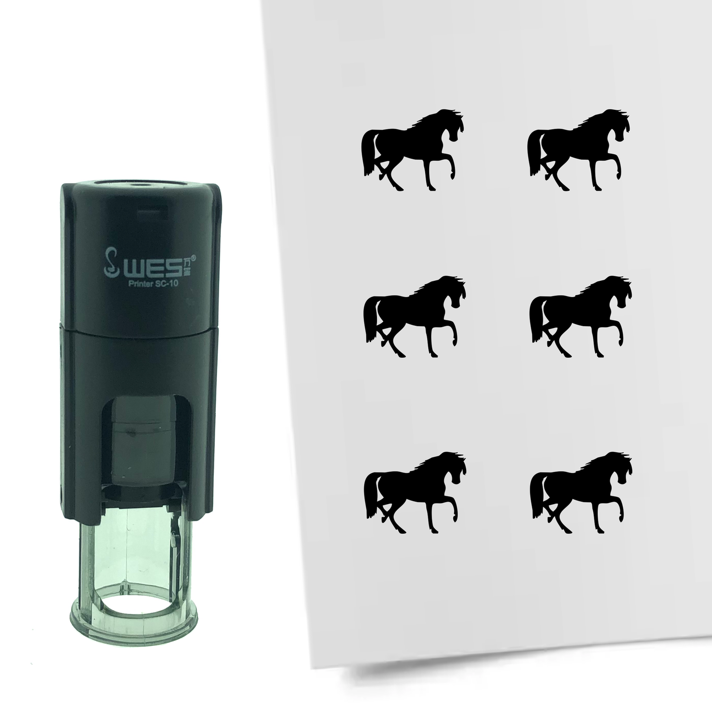Stempel Pferd Ø10mm rund