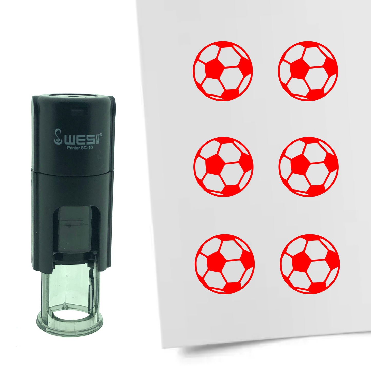 Stempel Fussball Ø10mm rund