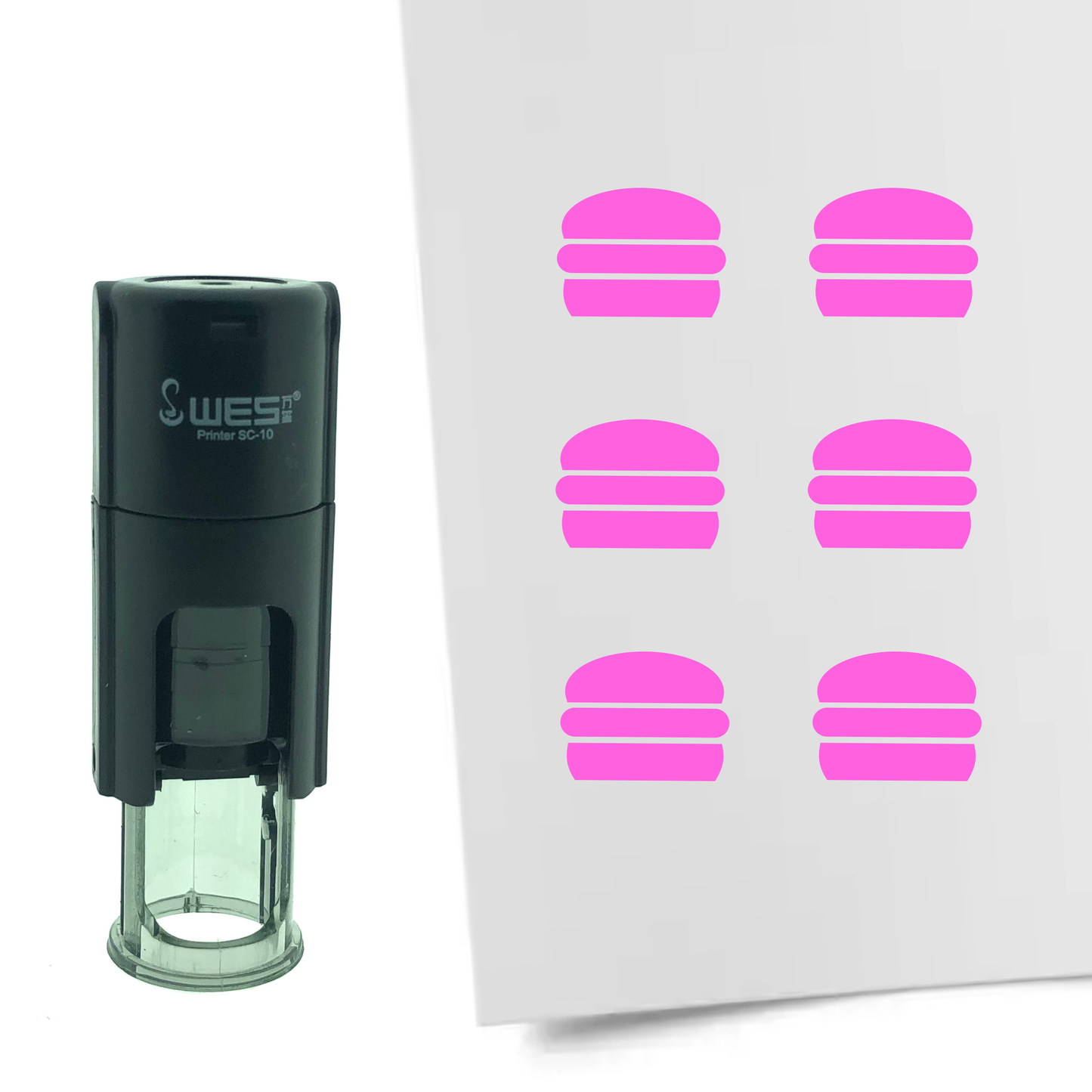 Stempel Hamburger Ø10mm rund