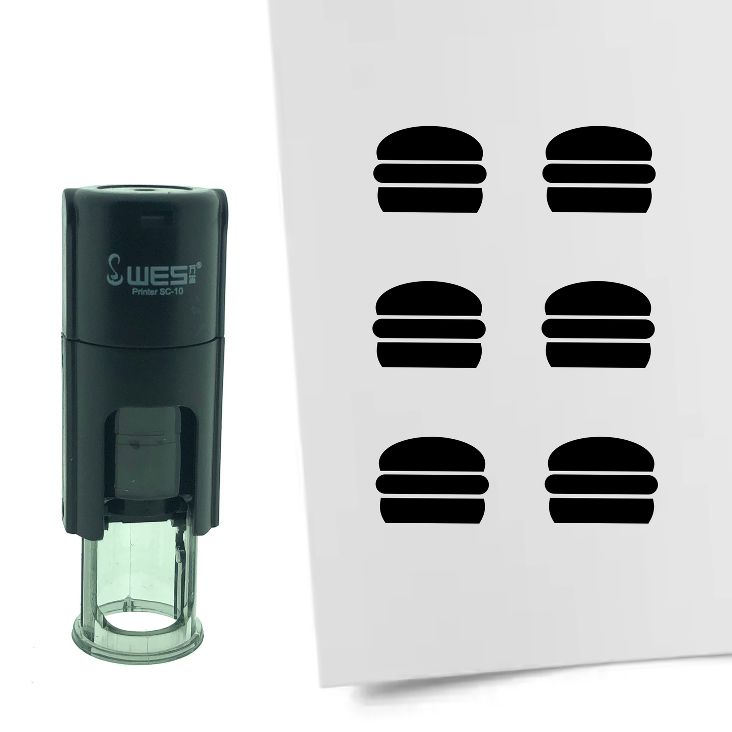 Stempel Hamburger Ø10mm rund