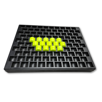 Zählbrett Hartkunststoff für 1000 Wertmarken Ø 23-29 mm