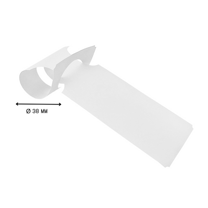 Schlaufenetiketten ISEGA-zertifiziert, 150µ, 273x59mm - 500 Stück