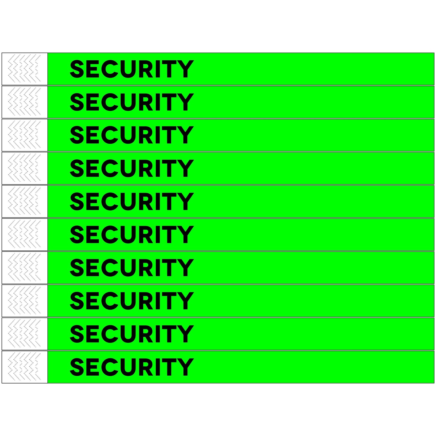 TYREX Einlassbänder 'Security' - pro 100 Stück