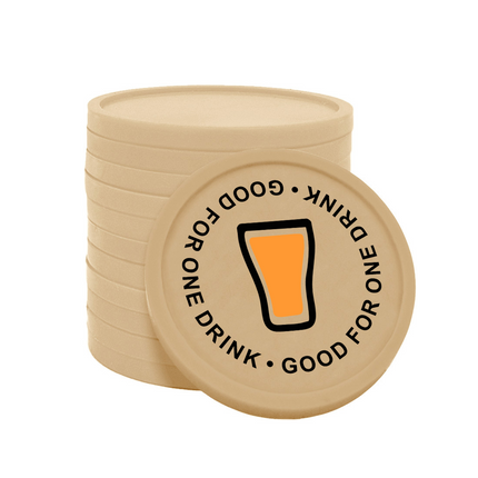 Wertmarken Chips One drink - 100 Stück