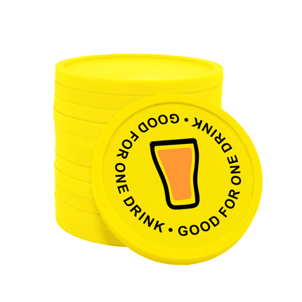 Wertmarken Chips One drink - 100 Stück