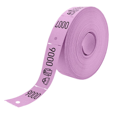 Garderobenummern auf Rolle - 500 Abrisse