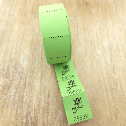 Wertmarken Rolle 30x30mm selbst gestalten - 500 Abrisse