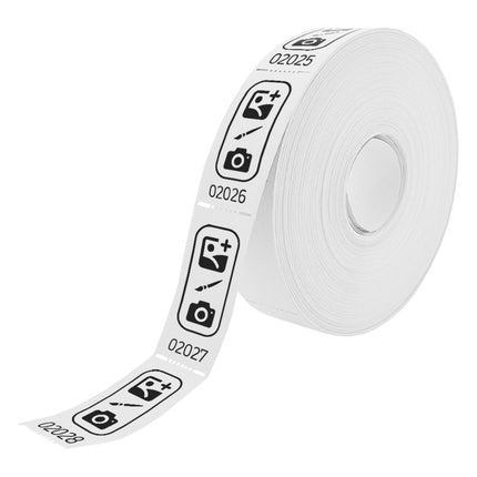 Wertmarken Rolle 57x30mm selbst gestalten - 1000 Abrisse