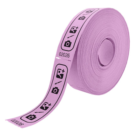 Wertmarken Rolle 114x30mm selbst gestalten - 1000 Abrisse