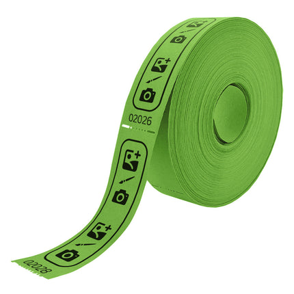 Wertmarken Rolle 114x30mm selbst gestalten - 1000 Abrisse