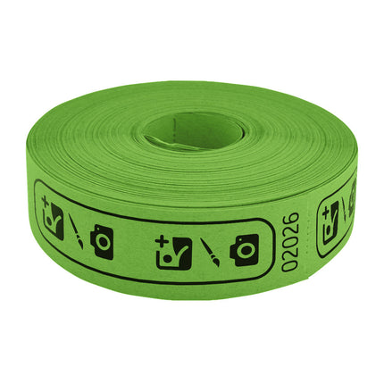 Wertmarken Rolle 114x30mm selbst gestalten - 1000 Abrisse