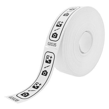 Wertmarken Rolle 114x30mm selbst gestalten - 1000 Abrisse