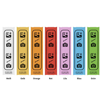 Wertmarken Rolle 114x30mm selbst gestalten - 1000 Abrisse
