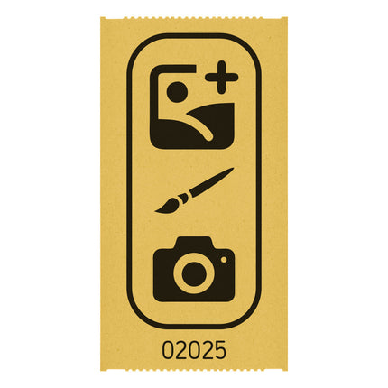 Wertmarken Rolle 114x60mm selbst gestalten - 1000 Abrisse