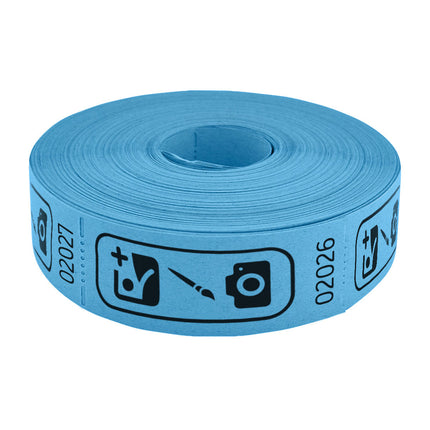 Wertmarken Rolle 80x30mm selbst gestalten - 1000 Abrisse