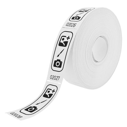 Wertmarken Rolle 85x30mm selbst gestalten - 1000 Abrisse