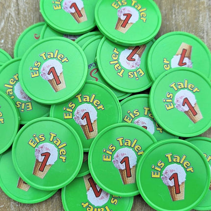 Wertmarken Chips selbst gestalten Ø35 mm - 100 Stück