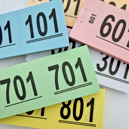 Doppelnummern im Block - 6000 per Set