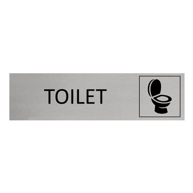 Türschild Toilet