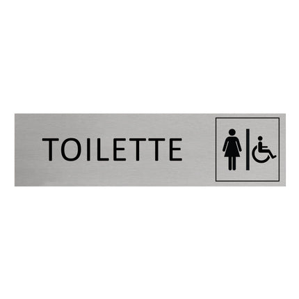 Türschild Toilette Damen & Barrierefrei