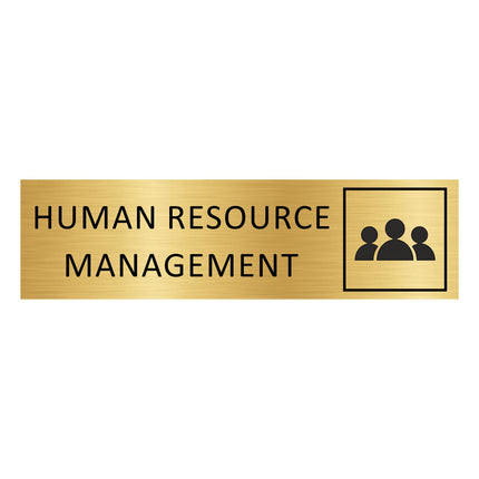 Türschild Human Resource Management