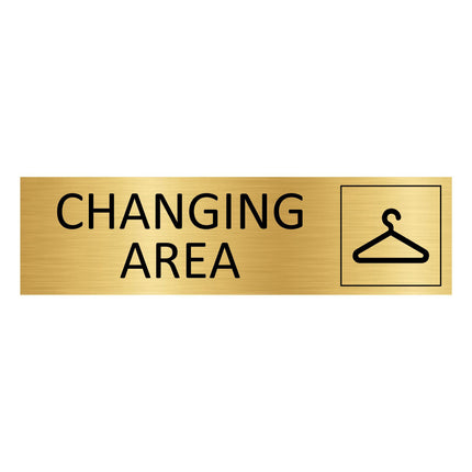 Türschild Changing Area