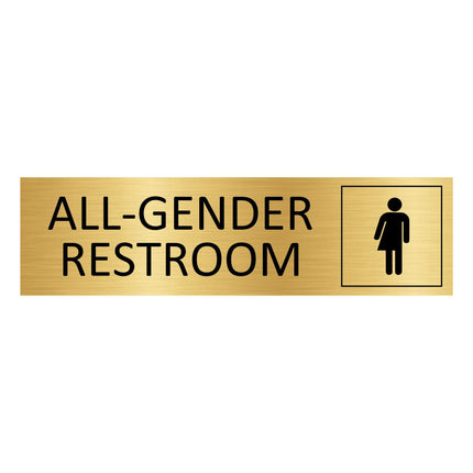 Türschild All-Gender Restroom