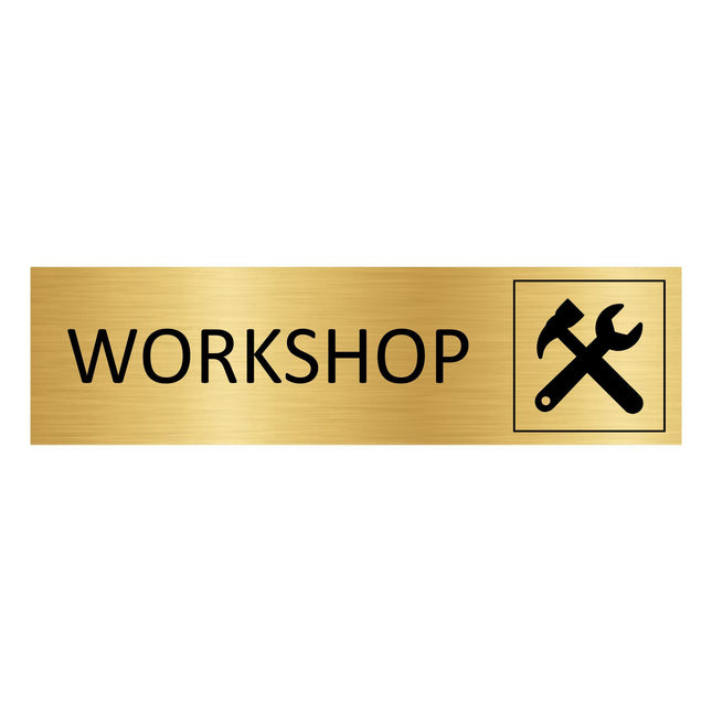 Türschild Workshop
