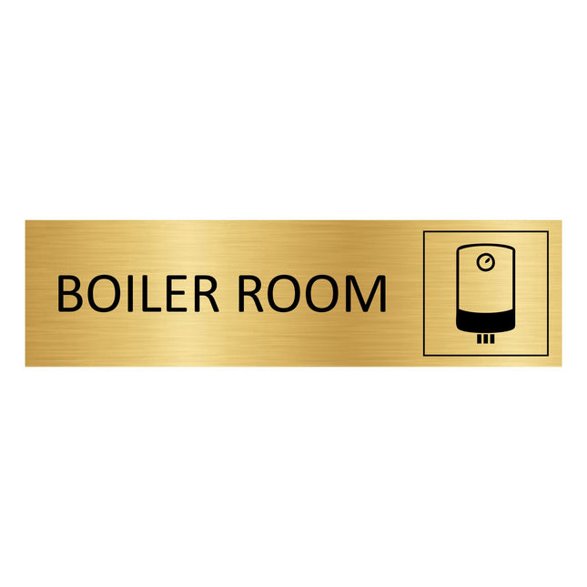 Türschild Boiler room