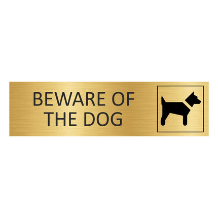 Türschild Beware of the Dog