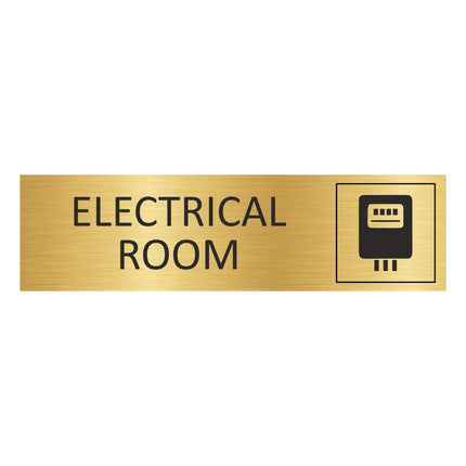 Türschild Electrical Room