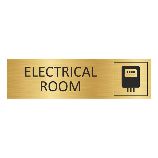 Türschild Electrical Room