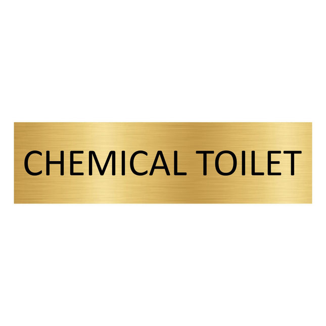 Türschild Chemical Toilet