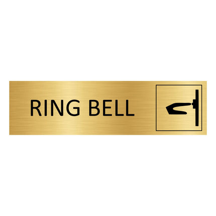 Türschild Ring Bell