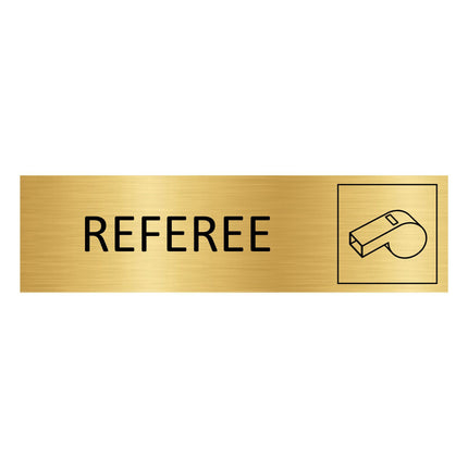 Türschild Referee
