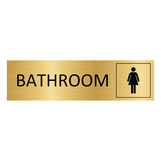 Türschild Bathroom Damen