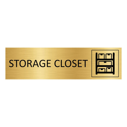 Türschild Storage Closet