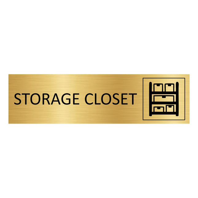 Türschild Storage Closet