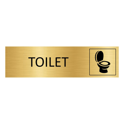 Türschild Toilet