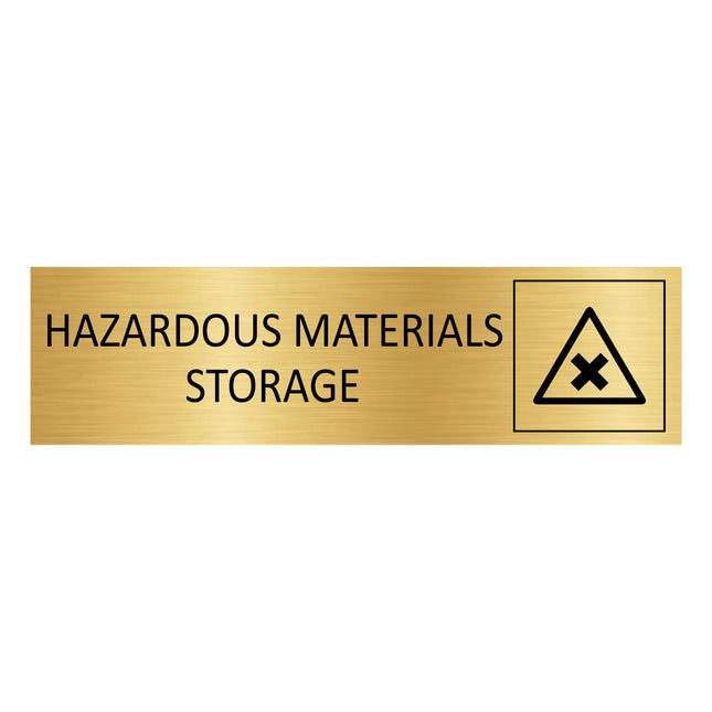 Türschild Hazardous Material Storage