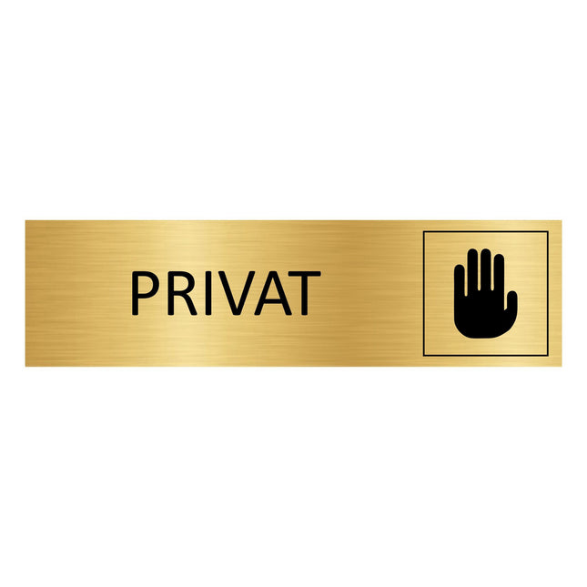 Türschild Privat