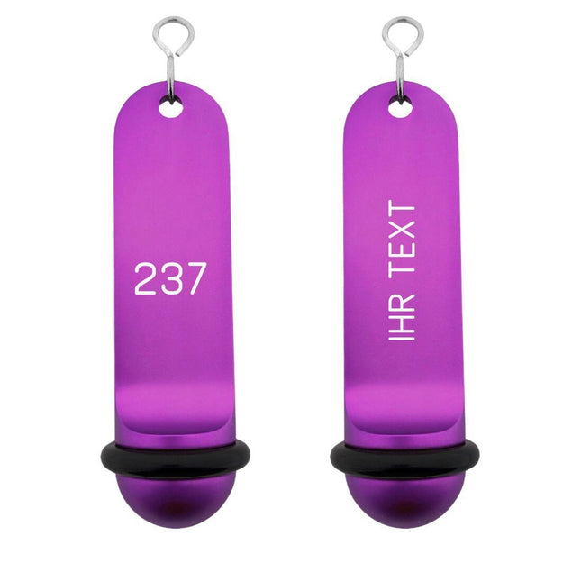 Big Classic Lila graviert - pro Stück