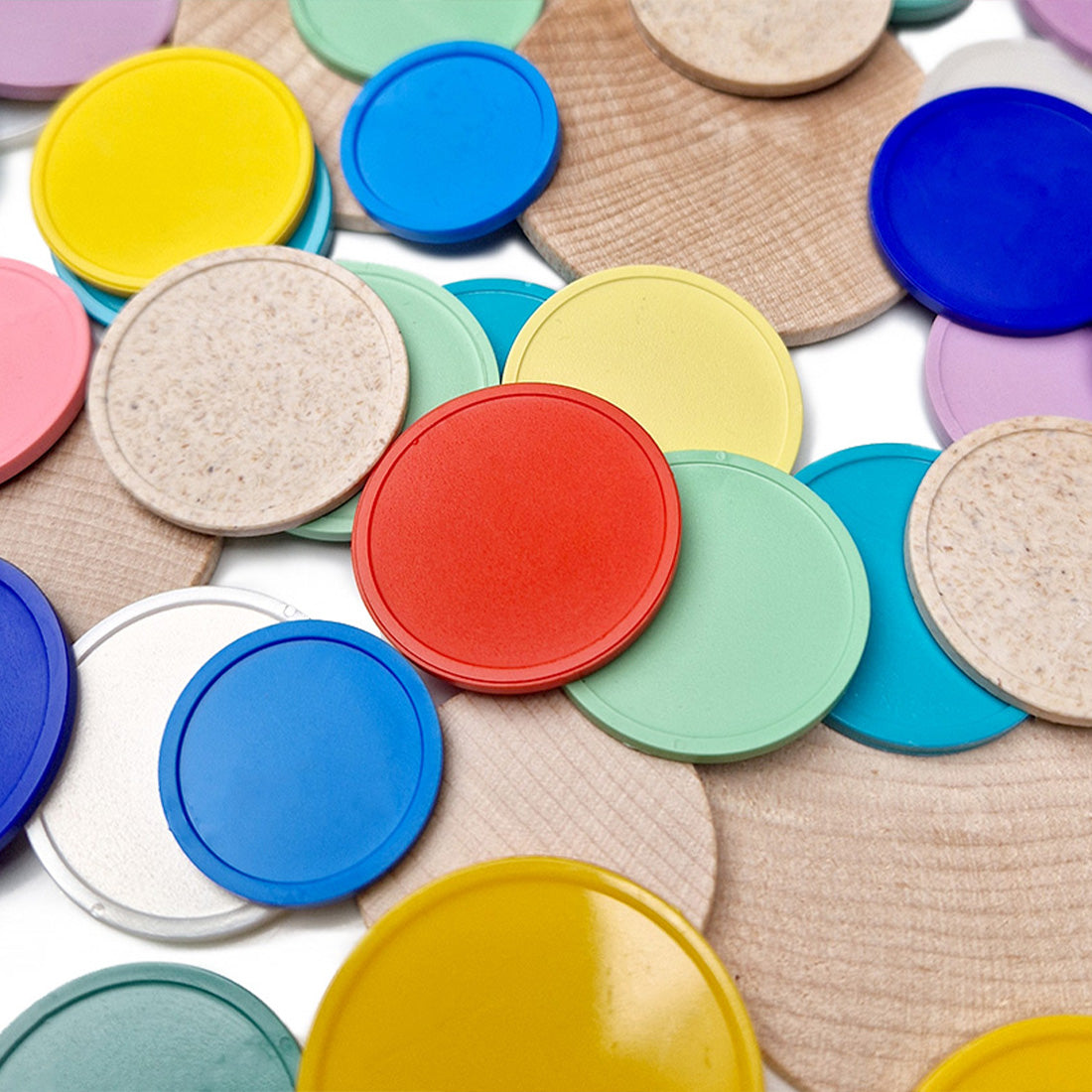 Materialen für Wertmarken Chips