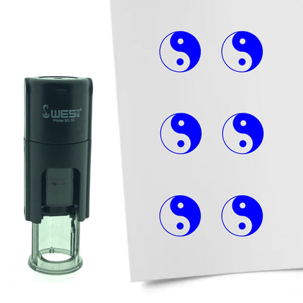 Stempel Yin Yang Ø10mm rund