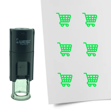Stempel Einkaufswagen Ø10mm rund