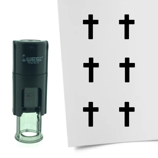 Stempel Sakrales Kreuz Ø10mm rund