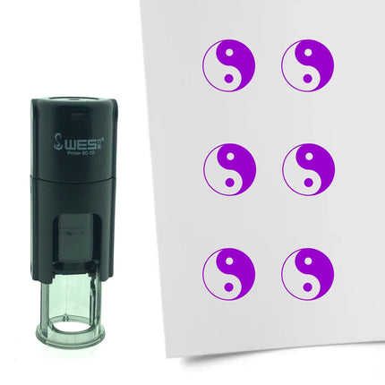 Stempel Yin Yang Ø10mm rund