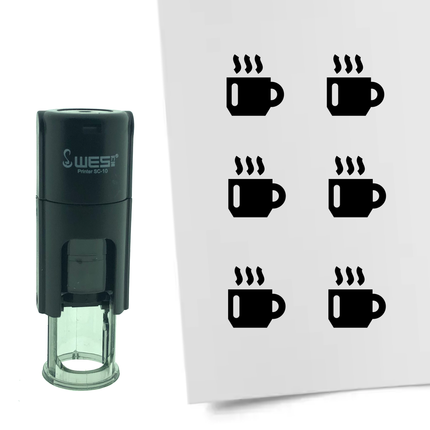 Stempel Kaffeetasse Ø10mm rund